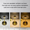Touch Section Metal LED Table Lamp Bedroom Dining Room Decorative(Lotus)