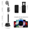 PULUZ Car Suction Cup Arm Mount Phone Tablet Magnetic Holder with Phone Clamp (Black)