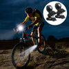 1pair Universal LED Cave Shoe Light Night Riding Dog Walking Camping Shoe Lamps(Black)