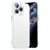 For iPhone 11 Pro Nano Lens Cover Liquid Silicone Phone Case(White)