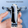 BUDK Triangle Gravity Sensor Car Phone Bracket Car Air Vent Navigation Holder, Model: Hook Model