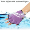 Swimming Training Duck Palm Webbing Multifunctional Snorkeling Gloves, Size: S(Royal Blue)