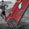 For Asus ROG Phone 7 / ROG7 Wristband Leather Back Phone Case(Red)