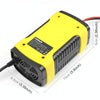 FOXSUR 12V 6A Intelligent Universal Battery Charger for Car Motorcycle, Length: 55cm, EU Plug(Yellow)