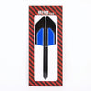 2 PCS Carbon Fiber Car-Styling Fender Reflective Bumper Decorative Strip, Inner Reflection + External Carbon Fiber(Blue)