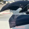 Car 210D Vinyl Glue Oxford Cloth Magnet snow Shield Front Windshield Sunshade Antifreeze Insulation, Size: 215cm x 155cm