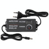 AC To DC Adjustable Voltage Power Adapter Universal Power Supply Display Screen Power Switching Charger EU, Output Voltage:3-12-5A
