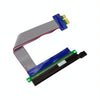 PCI-E Express 16X to 1X Riser Card Adapter Flex Extension Cable