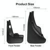 For Mercedes-Benz C-Class W205 2007-2010 4pcs/Set Car Auto Soft Plastic Splash Flaps Fender Guard