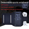 Four Jaws Rotating Removable Arm And Wrist Strap For 4.5-7 Inch Phones(Black)