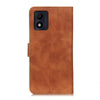 For Alcatel 1B 2022 KHAZNEH Retro Texture Horizontal Flip Leather Phone Case(Brown)