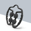 Foam Shaft Muscle Massage Roller Yoga Roller Fitness Supplies(Water-drop Type Classic Black)