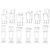 3pcs Refrigerator Door Light Switch Wardrobe Door Self-reset Switch, Size: Normally Open 15mm