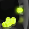 5packs Luminous Car Motorcycle Tire Valves, Color: Yellow(4pcs /Set)