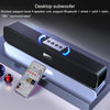 YINDIAO A36 Bluetooth 5.0 Smart Subwoofer Computer Wireless Bluetooth Speaker, Bluetooth Upgrade Version(Black)