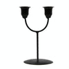 Y-shaped Black U-shaped Iron Candle Holder Home Dinner Romantic Candle Holder Ornament