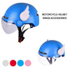 2 Pairs Motorcycle Helmet Angel Wings Decoration(Pink)