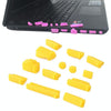 13 in 1 Universal Silicone Anti-Dust Plugs for Laptop(Yellow)