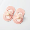 2 Pairs Baby Floor Socks Hollow Flower Spot Glue Non-Slip Children Socks, Toyan Socks: S 0-1 Years Old(Pink)