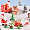 5pcs Christmas Decoration Accessories Micro Landscape Christmas Gift Resin Small Ornament, Style: Bell No.10
