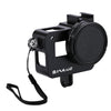 PULUZ Housing Shell CNC Aluminum Alloy Protective Cage with 52mm UV Lens for GoPro HERO(2018) /7 Black /6 /5(Black)