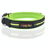Reflective Dog Collar & Lead Set, Green, Small (2*35*40cm)