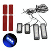 Car 4 in 1 LED Ambient Light Door Decorative Light (Blue Light)