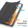 For Samsung Galaxy Tab S8 / Galaxy Tab S7 DUX DUCIS Domo Series Magnetic PU Leather Tablet Case(Black)