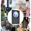 Magnetic Suction Mobile Phone Grip Hands-Free Silicone Cellphone Mount Stand(Black)
