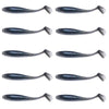 7.5cm 10pcs /Pack HENGJIA T-Tail Soft Dummy Bait Freshwater Fishing Lures(Color 6)