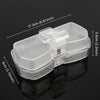 Car Multi-functional Glasses Case Sunglasses Storage Holder with Card Slot, Diamond Style (Transparent)