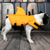 Dog Life Jacket, XL, Yellow - Shark Fin Design, Pet Floatation Vest