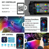 G4 Car USB RGB Foot LED Atmosphere Light with APP Control