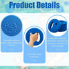 1pair Adult Children Swimming Hand Grip Floating Board Thickened Water Beater Board, Color: Oval Dark Blue