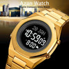 SKMEI 2069 Multifunctional 30M Waterproof Muslim Worships Digital Wrist Watch(Black+White)