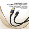 Baseus Dura Series USB to USB-C / Type-C 60W Fast Charging Cable, Length:1m(Gold Black)