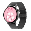 DT3 Mini 1.19 inch Steel Watchband Color Screen Smart Watch(Black)