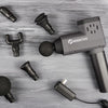Booster T  Deep Muscle Relaxation Massage Gun,EU Plug  2500mAh With 6 Massage Head(Gray)