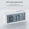 Automatic Night Light Electronic Clock Large Screen Adjustable Backlight Alarm Clock (Blue)