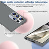 For Samsung Galaxy S23 Ultra 5G Nano Lens Cover Liquid Silicone Phone Case(Dark Purple)