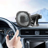 Car Suction Cup Fan Desktop Dormitory Office Kitchen Fan(White)