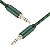 0.5m AUX 3.5mm Male to 3.5mm Male Cable Audio Cable(Green)