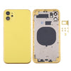 iPhone 11 Back Cover Replacement Yellow - SIM Tray & Lens