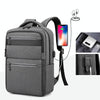 Outdoor USB Charging Portable Business Computer Backpack(Dark Gray)