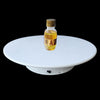 25cm 360 Degree Electric Rotating Turntable Display Stand Video Shooting Props Turntable for Photography, Load 3kg, Powered by Battery(White)