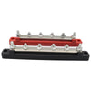 CP-3122 1 Pair 150A 48V RV Yacht Car High Current Single-row 4-way Terminal Busbar