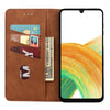 For Samsung Galaxy A36 / 56 5G Skin Feel Splicing Leather Phone Case(Brown)