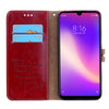 Business Style Oil Wax Texture Horizontal Flip Leather Case for Xiaomi Redmi 7, with Holder & Card Slots & Wallet (Red)