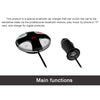 FM29B Bluetooth FM Transmitter Hands-free Car Kit, Car Charger, For iPhone, Galaxy, Sony, Lenovo, HTC, Huawei, and other Smartphones