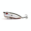 HENGJIA Artificial Popper Fishing Lures Environmentally Friendly Fishing Bait with Hooks, Length: 6.5 cm, Random Color Delivery